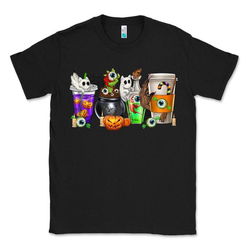 Halloween Coffee Cups Classic Tee by texasbilliewilder | Teevron