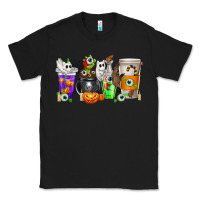 Black Halloween Coffee Cups Classic Tee - texasbilliewilder