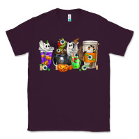 Plum Halloween Coffee Cups Classic Tee - texasbilliewilder