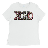 White xoxo digital valentines day Ladies Tee - Bettercallsaul