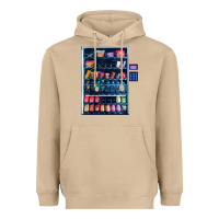 Mushroom Funny Costumes for Halloween Vending Machine Silvester Heavyweight Hoodie - minhPixels