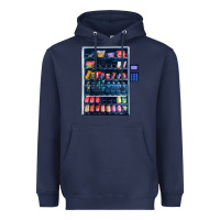 Navy Funny Costumes for Halloween Vending Machine Silvester Heavyweight Hoodie - minhPixels
