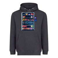 Smoke Funny Costumes for Halloween Vending Machine Silvester Heavyweight Hoodie - minhPixels