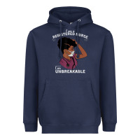 Navy Registered Nurse Gift Phenomenal Black Nurse Nursing Student Heavyweight Hoodie - minhPixels