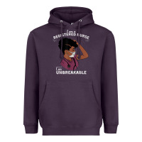 Plum Registered Nurse Gift Phenomenal Black Nurse Nursing Student Heavyweight Hoodie - minhPixels