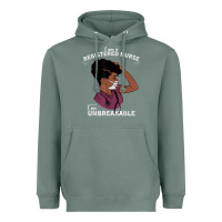 Sage Registered Nurse Gift Phenomenal Black Nurse Nursing Student Heavyweight Hoodie - minhPixels