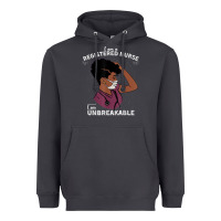 Smoke Registered Nurse Gift Phenomenal Black Nurse Nursing Student Heavyweight Hoodie - minhPixels