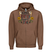 Chestnut little sister biggest fan Zipper Hoodie - CowhideDigitalArt