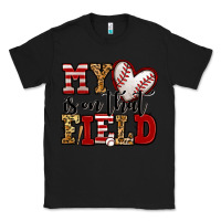 Black my heart is on that field baseball Classic Tee - Jasminsmagicworld