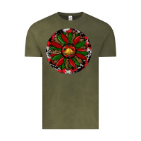 Vintage Olive Sunflower Christmas Vintage Tee - RanaPortraitStore