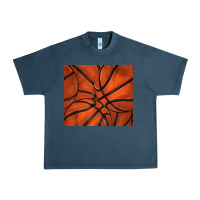 Midnight Navy distressed basketball pattern Urban Heavy Tee - TumblerDesignByShophia