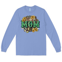 Colony Blue Aztec Mom Mother's Day Long Sleeve Tee - CowGirlArtShop