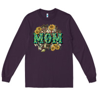 Plum Aztec Mom Mother's Day Long Sleeve Tee - CowGirlArtShop