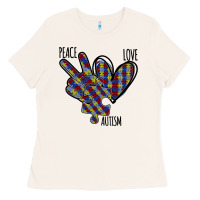 Bone Peace Love Autism Ladies Tee - Bettercallsaul