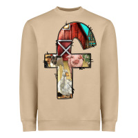 Mushroom farm life alphabet lowercase letters f Heavyweight Sweatshirt - BundleAndBundleShop
