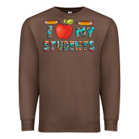 Chestnut i love my students with pen and Premium Sweatshirt - Artiststas