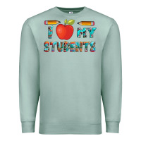 Seafoam i love my students with pen and Premium Sweatshirt - Artiststas