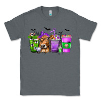 Charcoal Heather Coffee Cups with Cow and Halloween Classic Tee - texasbilliewilder