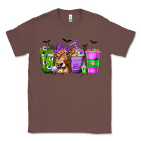 Chestnut Coffee Cups with Cow and Halloween Classic Tee - texasbilliewilder