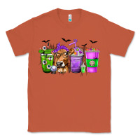 Copper Coffee Cups with Cow and Halloween Classic Tee - texasbilliewilder