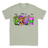 Matcha Coffee Cups with Cow and Halloween Classic Tee - texasbilliewilder