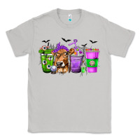 Moon Dust Coffee Cups with Cow and Halloween Classic Tee - texasbilliewilder