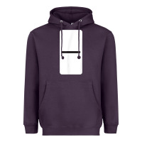 Plum Double Blank Dominoes Halloween Costume Domino Game Heavyweight Hoodie - minhPixels