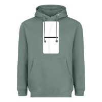 Sage Double Blank Dominoes Halloween Costume Domino Game Heavyweight Hoodie - minhPixels