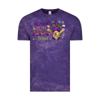 Cloud Purple Mardi Gras drinking team with gnome Vintage Tee - HowdyJamesFarm