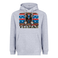 Heather Grey armed forces day veteran Heavyweight Hoodie - Artiststas