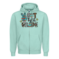 Seafoam out fifth grade Zipper Hoodie - CowhideDigitalArt