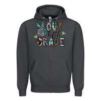 Smoke out fifth grade Zipper Hoodie - CowhideDigitalArt