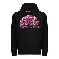 Black Tickle Breast Cancer Football Premium Hoodie - FaDigitalArtStudio