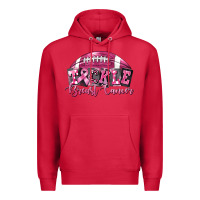 Cardinal Tickle Breast Cancer Football Premium Hoodie - FaDigitalArtStudio