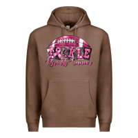 Chestnut Tickle Breast Cancer Football Premium Hoodie - FaDigitalArtStudio