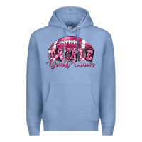 Colony Blue Tickle Breast Cancer Football Premium Hoodie - FaDigitalArtStudio