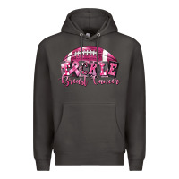 Smoke Tickle Breast Cancer Football Premium Hoodie - FaDigitalArtStudio