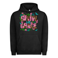 Pigment Black grow in grace Urban Hoodie - AdoDesignShop