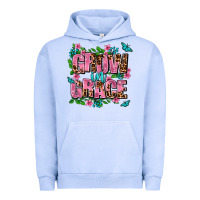Pigment Grape Ice grow in grace Urban Hoodie - AdoDesignShop