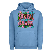 Pigment Pebble Blue grow in grace Urban Hoodie - AdoDesignShop