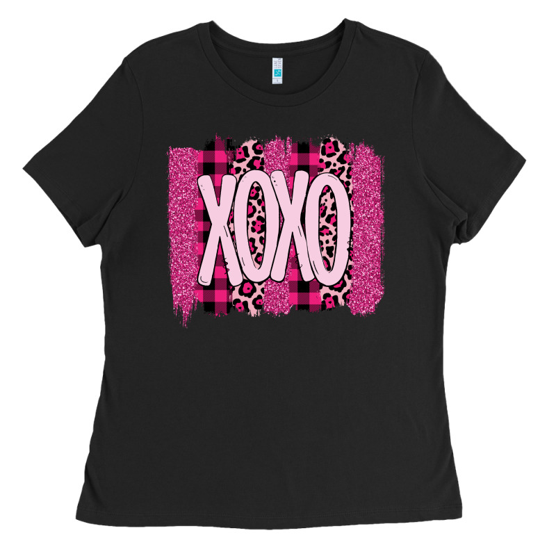 Love Xoxo Brushstrokes Valentines Ladies Tee by Bettercallsaul | Teevron