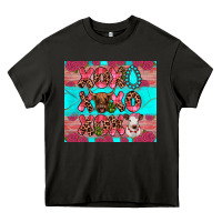 Asphalt xoxo calf heifer Heavy Core Tee - JahusDesignShop