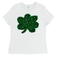 White shamrock st patrick Ladies Tee - Bettercallsaul