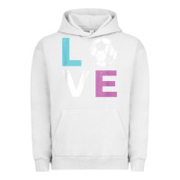 Pigment Lunar Rock Soccer Gift for Girls Women I Love Soccer Vintage Urban Hoodie - minhPixels