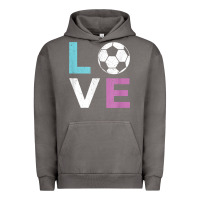 Pigment Tornado Soccer Gift for Girls Women I Love Soccer Vintage Urban Hoodie - minhPixels