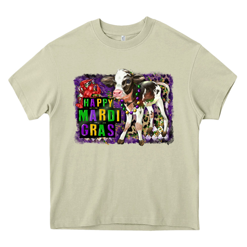 Mardi Gras Calf Heavy Core Tee by LillyAllenDesigns | Teevron
