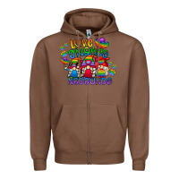 Chestnut love gnome no bounds Zipper Hoodie - CowhideDigitalArt