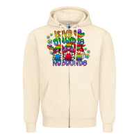Sandshell love gnome no bounds Zipper Hoodie - CowhideDigitalArt