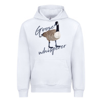 White Canadian Goose Whisperer Shirt Funny Cute Bird Hunter Gift 2 Urban Hoodie - minhPixels