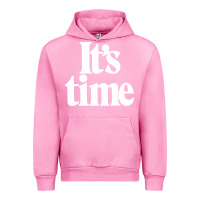 Fuchsia Pink its time Urban Hoodie - minhPixels